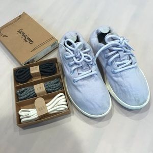 Allbirds Lilac Lavender wool runners shoes Sz 8